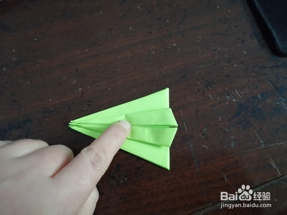 手工折纸之小绿蛇怎么折