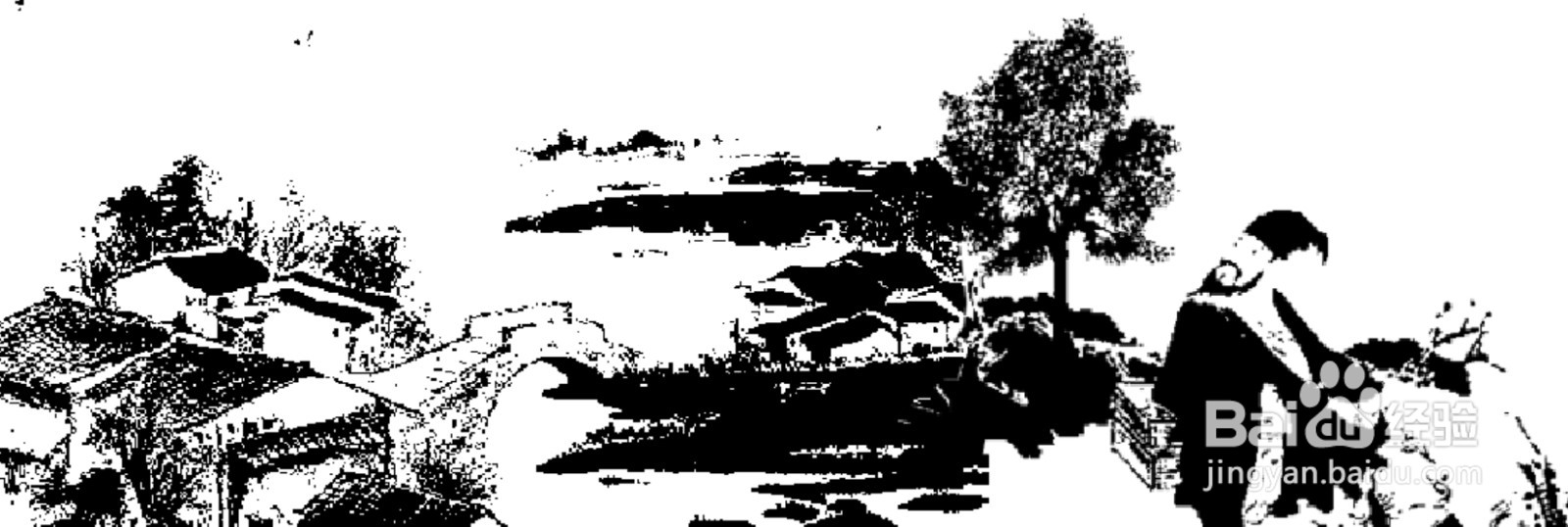 同题仙游观的简笔画