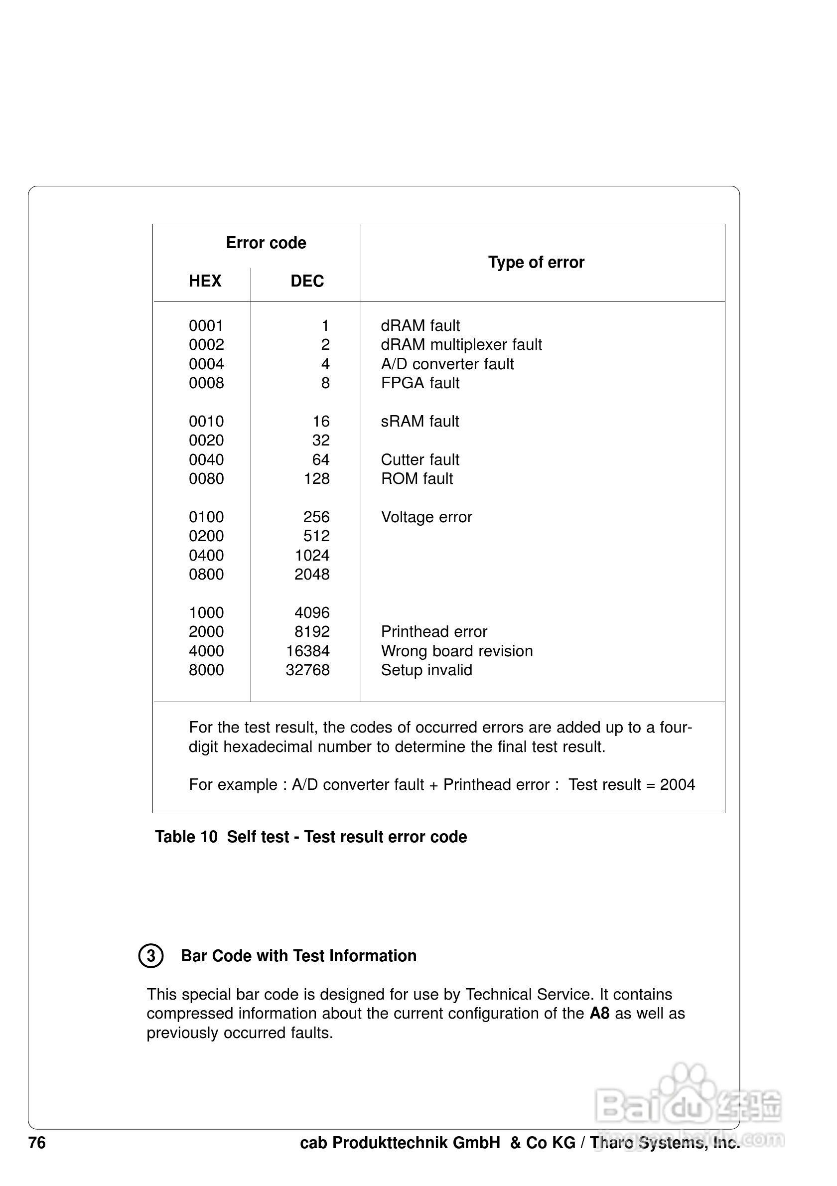 cab A8200打印机使用说明书:[8]