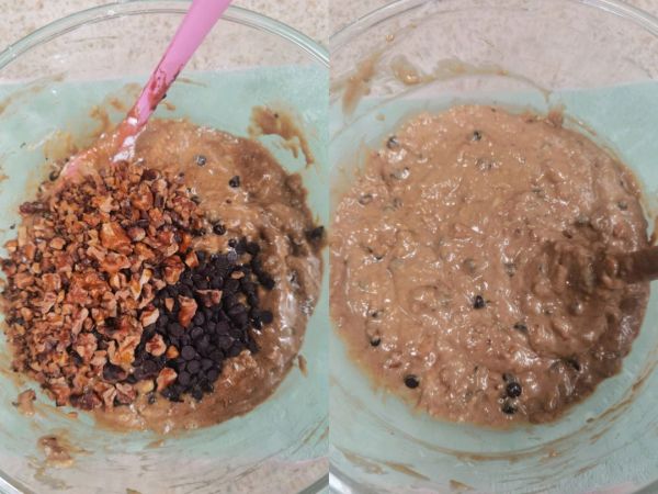 超级好吃红糖核桃巧克力香蕉玛芬蛋糕