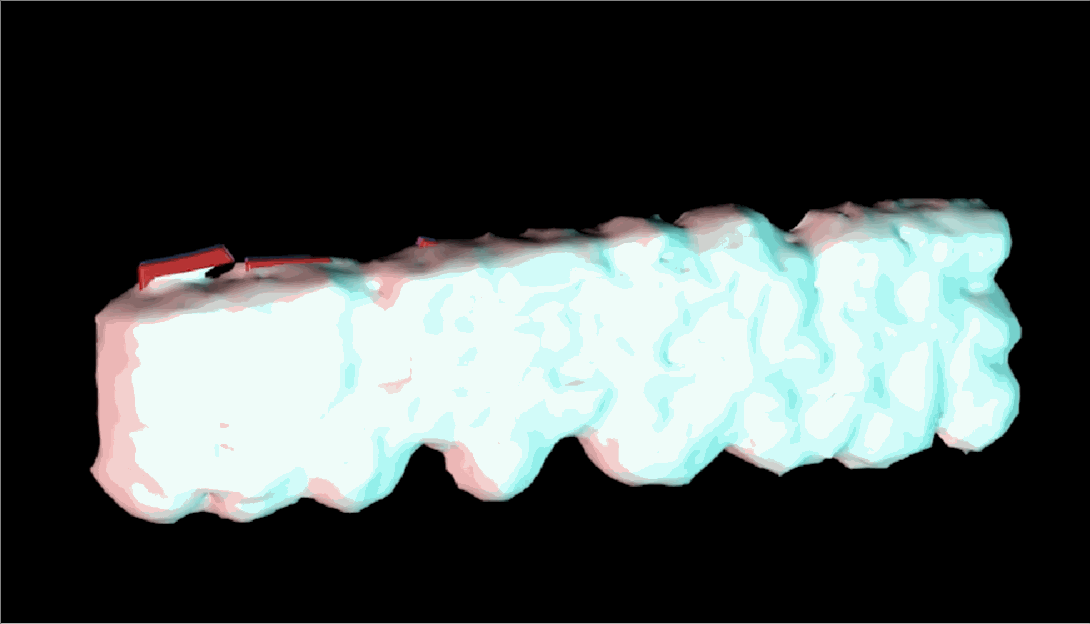 C4D如何做出鼠年快乐的文字融雪效果