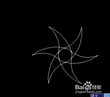 用CAD怎么画风车?