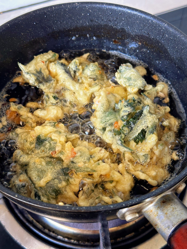 炸紫苏叶花椒叶