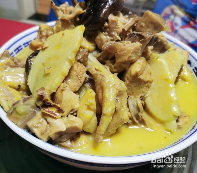 冬笋香菇烧鸡的做法