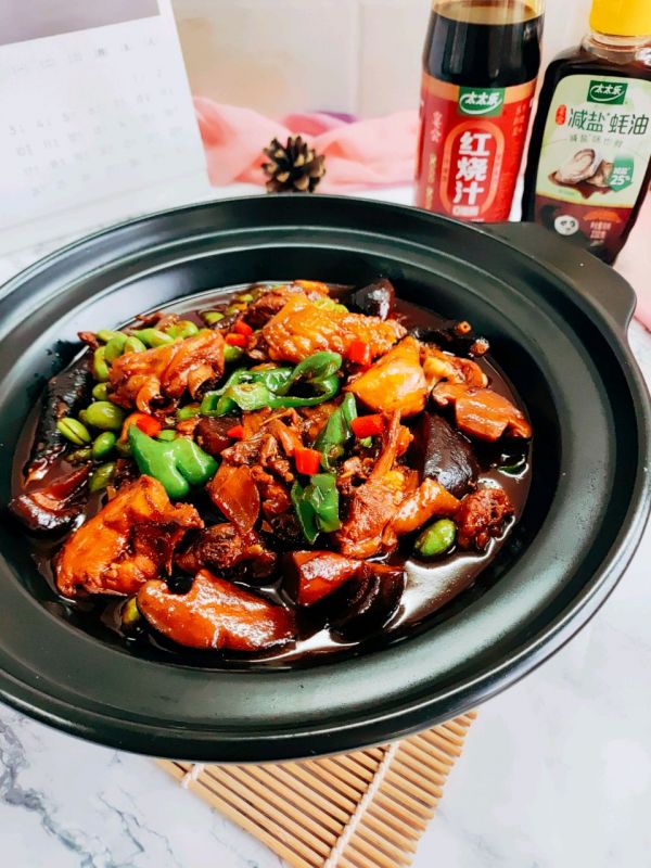 红烧香菇走地鸡
