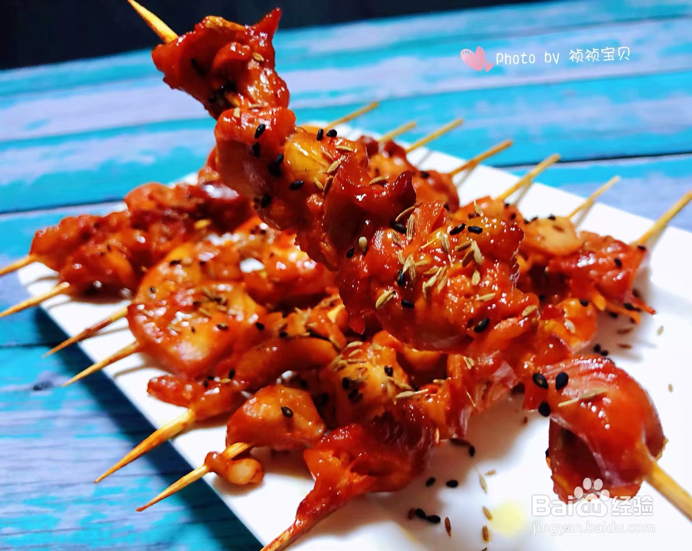 超级过瘾的叉烧鸡腿串