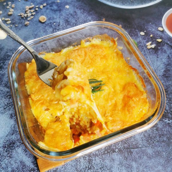 培根咖喱鸡焗饭