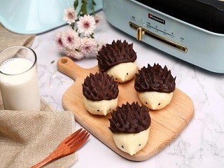 刺猬豆沙包怎么做?