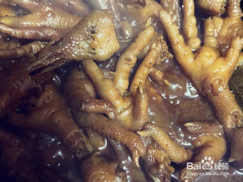啤酒伴侣卤鸡爪的做法