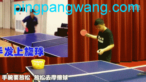 发球的核心“手腕放松”