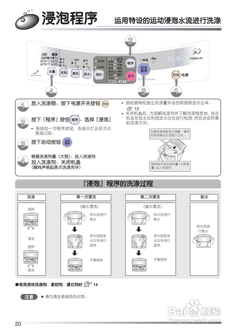 日立XQB50-FY冼衣机使用说明书:[2]