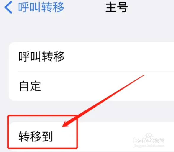 苹果手机呼叫转移怎么设置