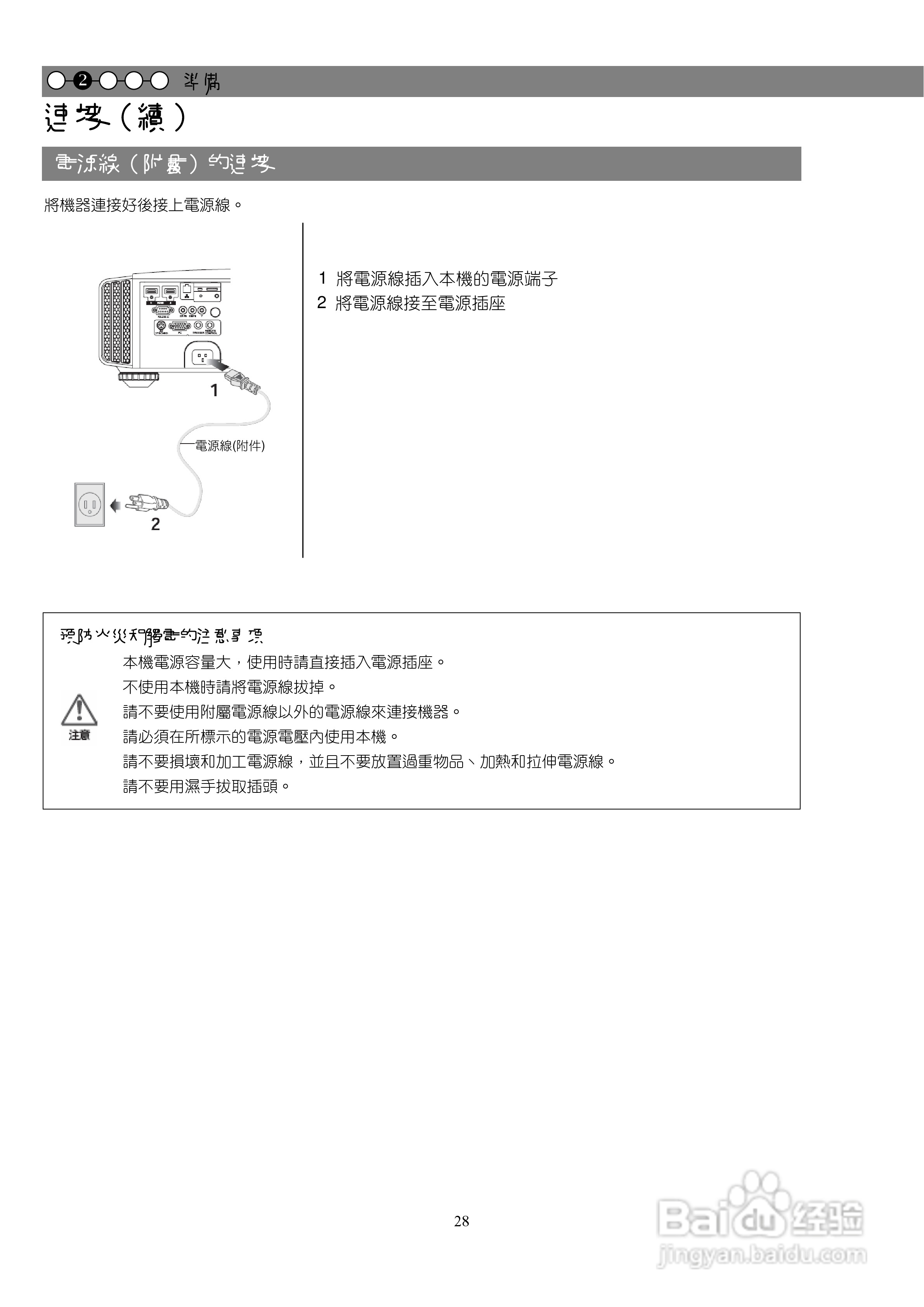 胜利DLA-X7投影机使用说明书:[3]