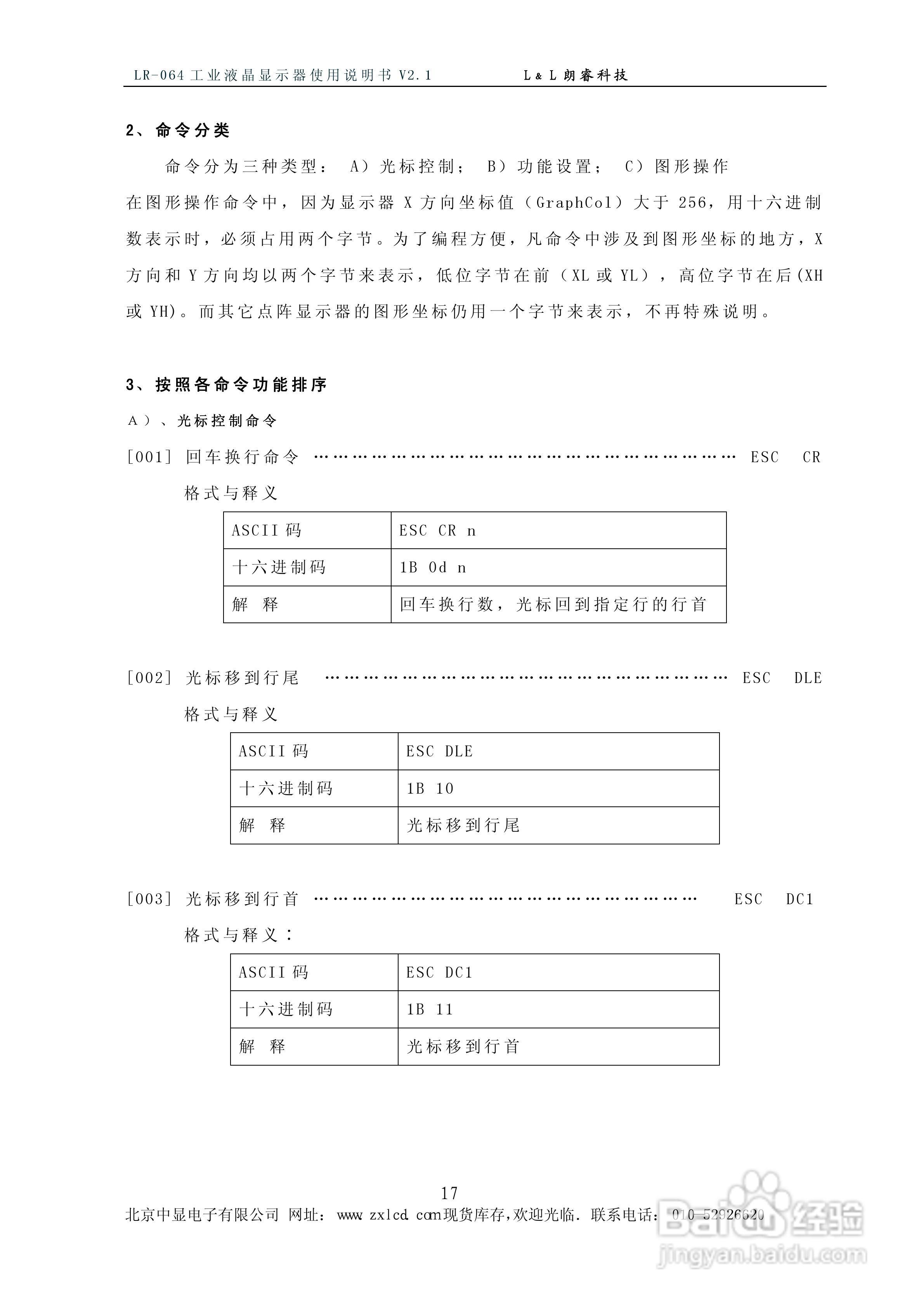 朗睿 LR-064ARM型彩色工业液晶显示器使用说明书:[2]