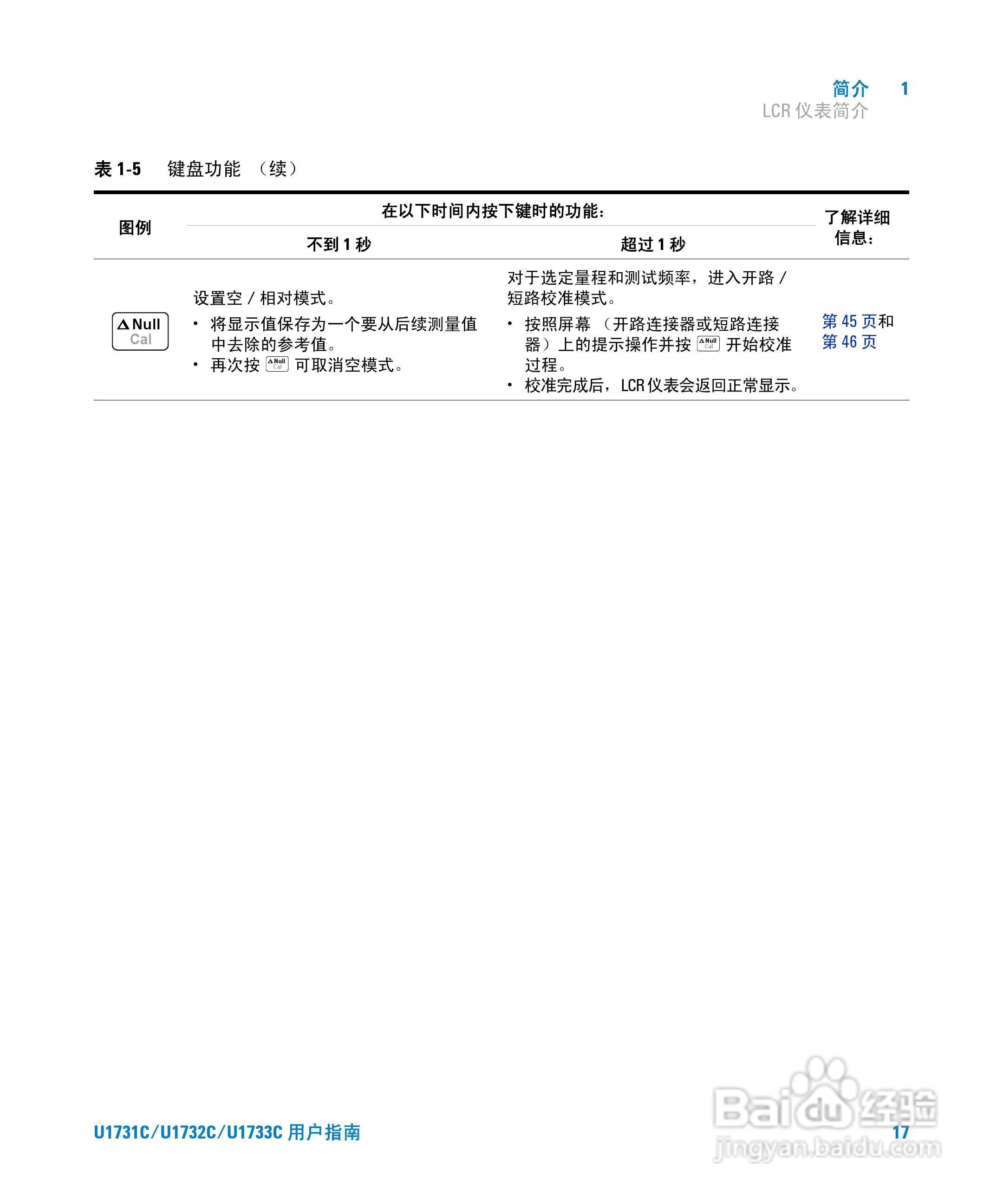安捷伦U1733C手持式LCR仪表用户指南:[4]