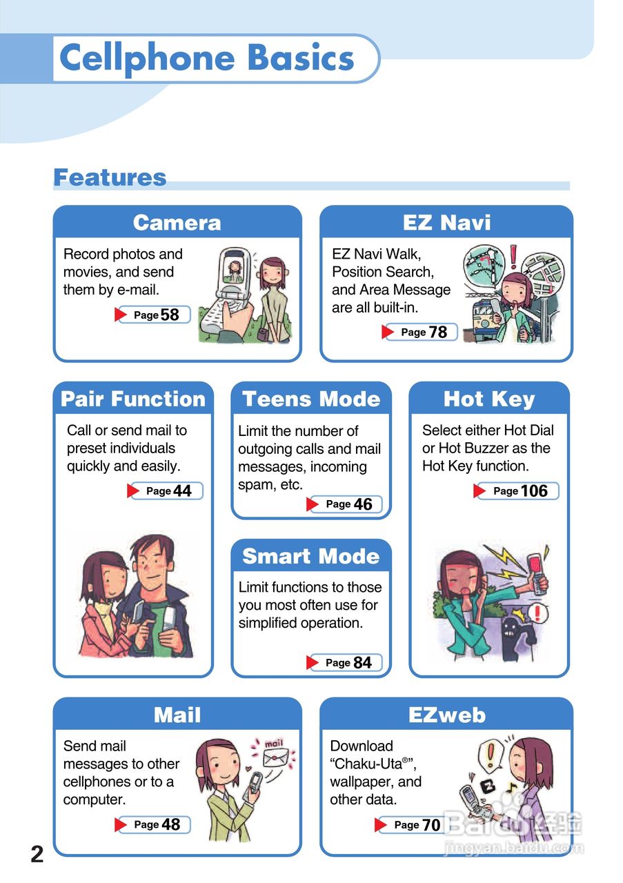卡西欧A5512CA手机使用说明书:[1]