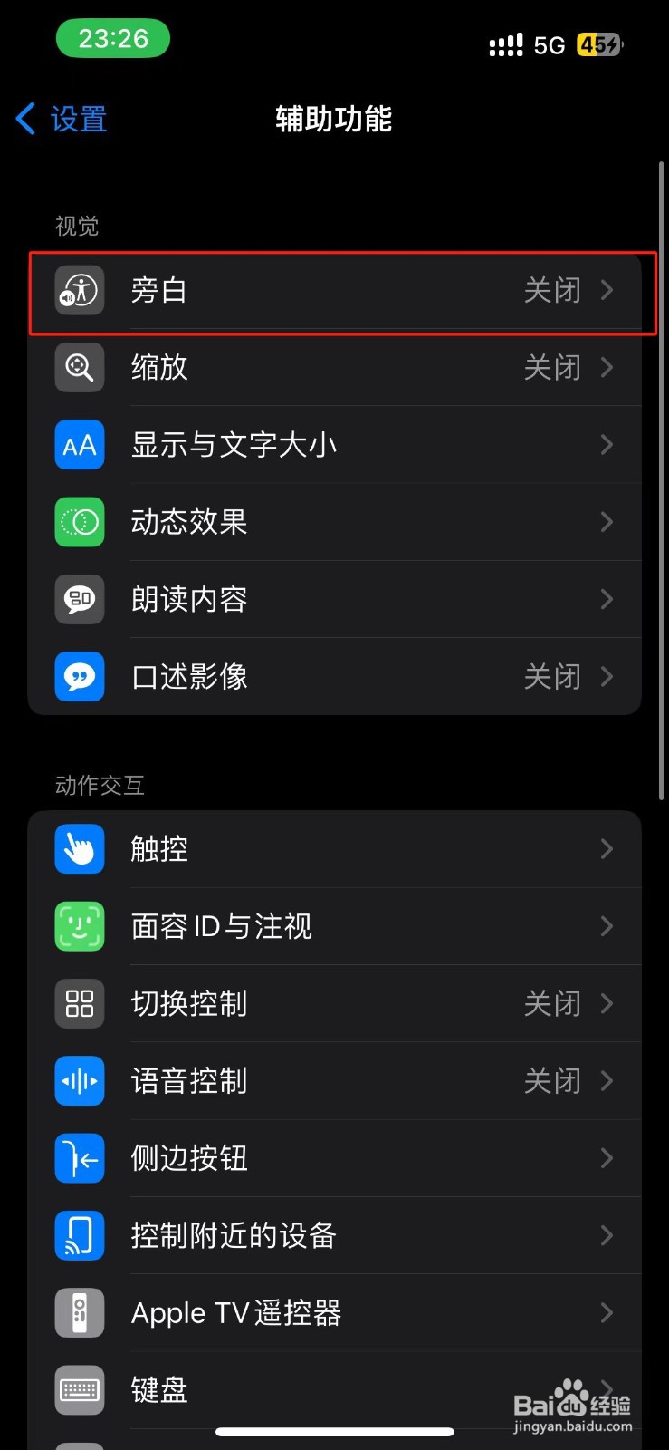 iPhone旁白输入预测文本反馈时怎么设置播放声音