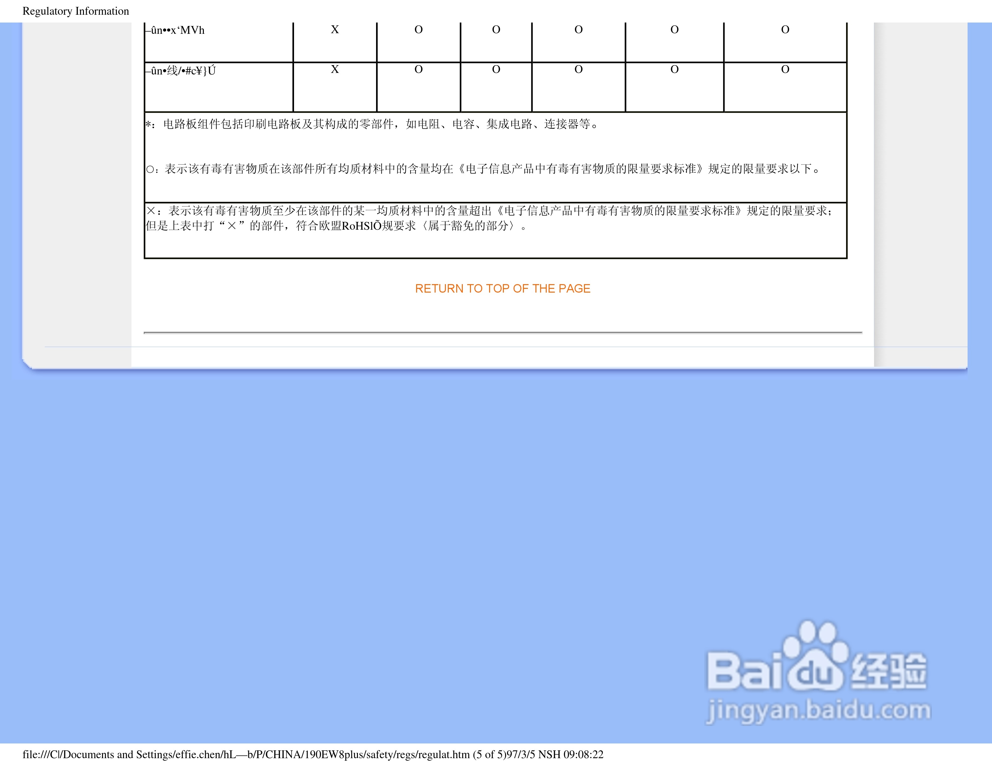 飞利浦190EW8FB1/93液晶显示器使用说明书:[2]