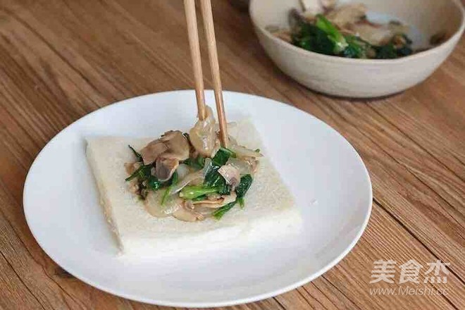 蘑菇吐司的做法