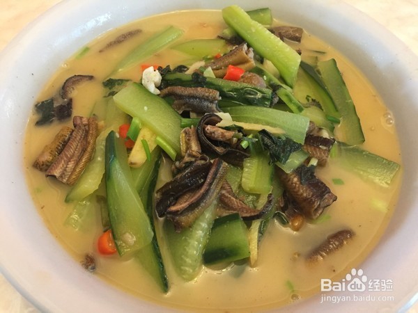 黄瓜焖黄鳝的制作方法