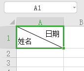 如何快速制作WPS表格表头斜线
