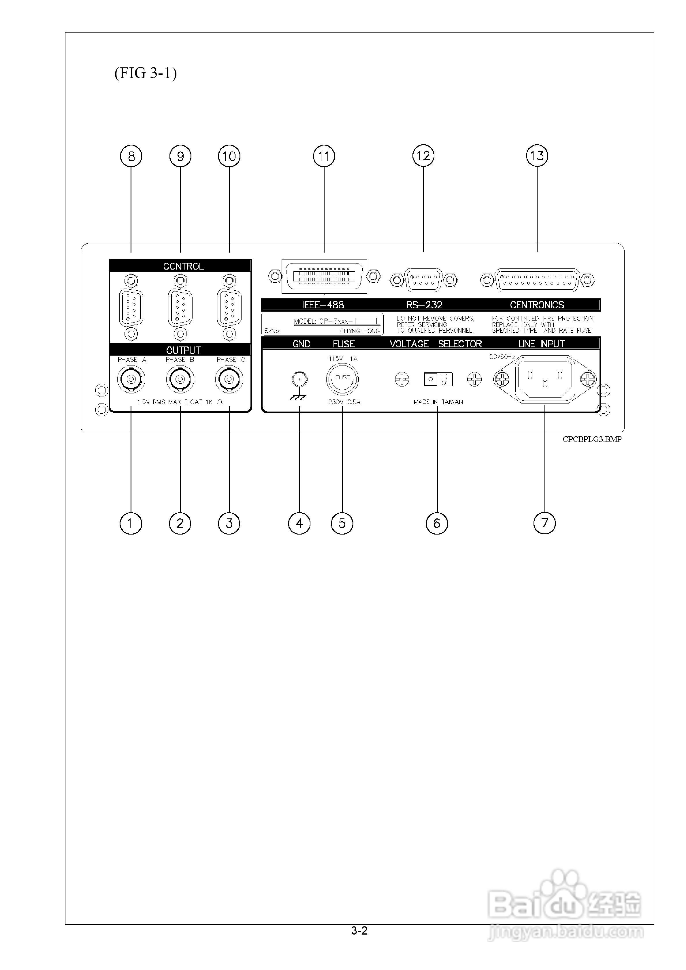 CIF系列附GPIB/RS232 三相控制器操作手冊:[1]