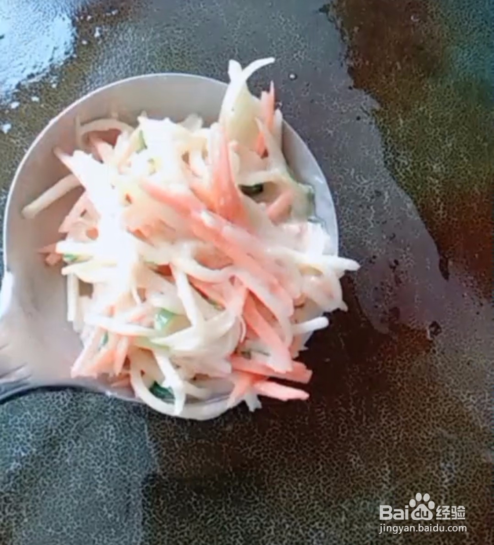 鸟巢鸡蛋饼的家庭版做法