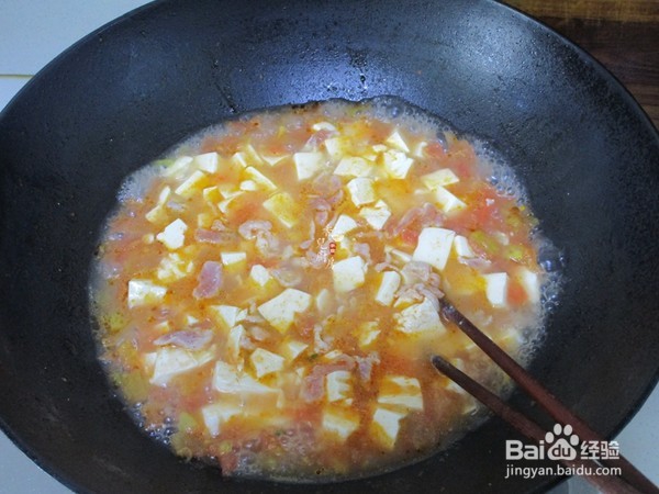 番茄肉丝豆腐羹