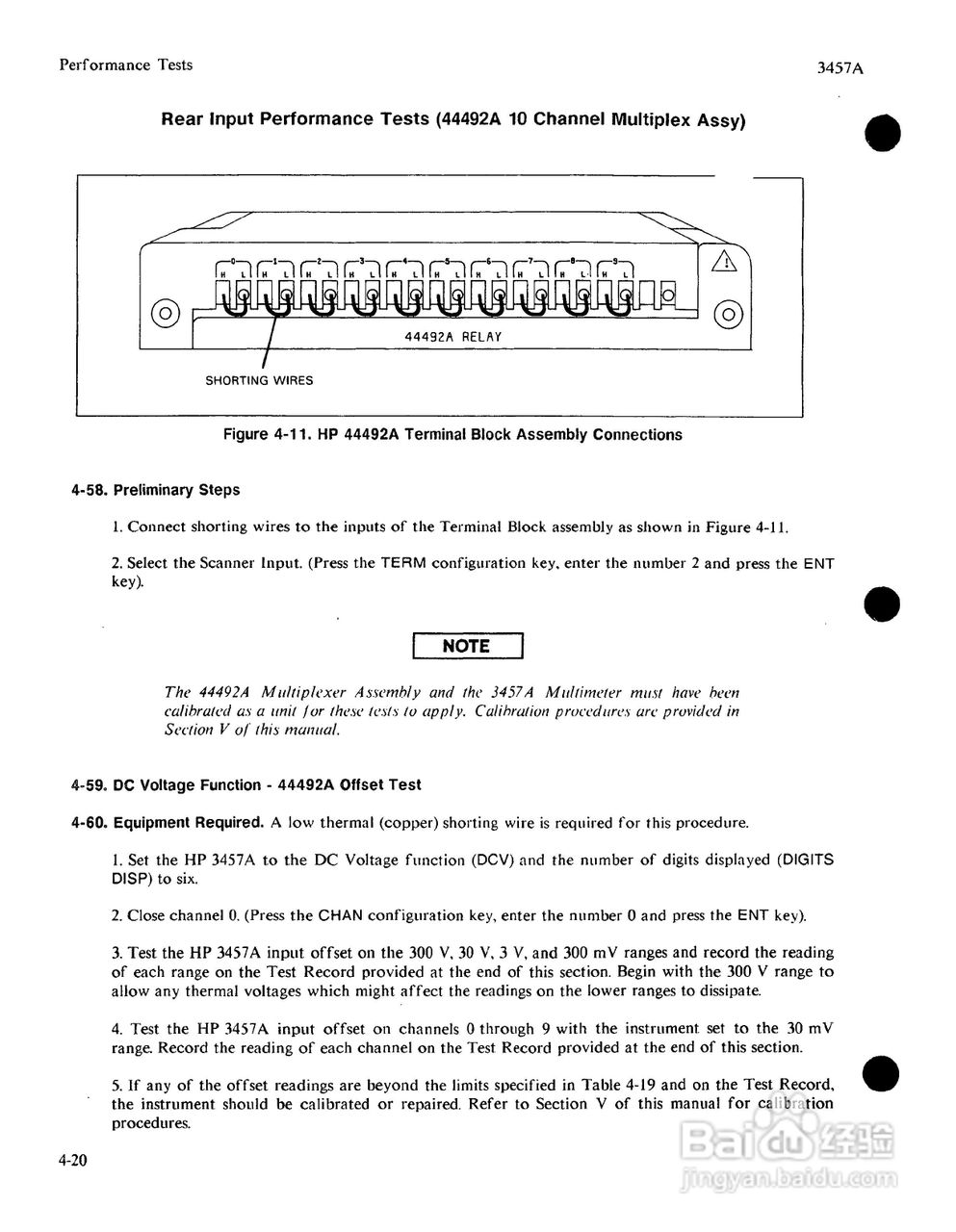 HP 3457A 万用表用户使用手册:[8]