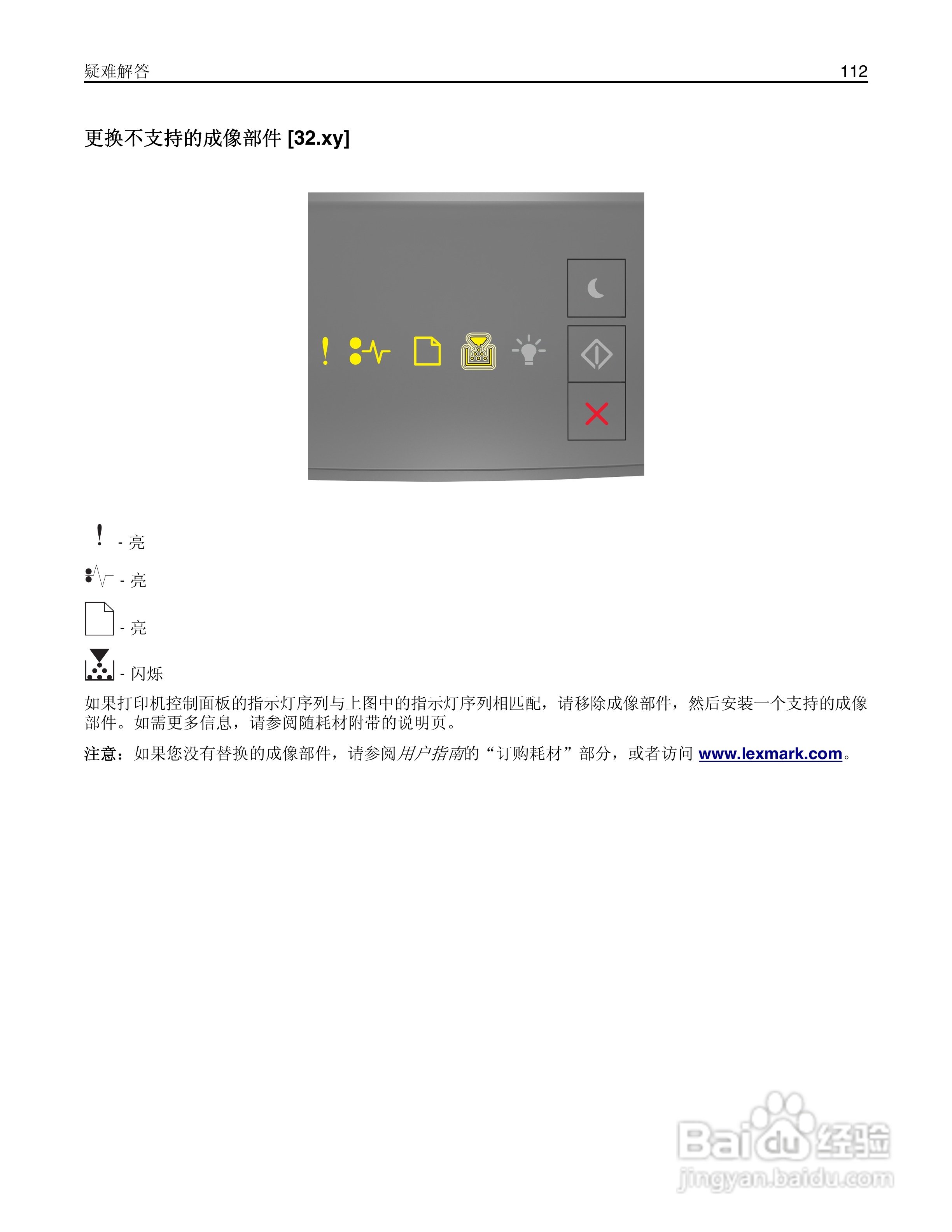 利盟MS310dn彩色打印机说明书:[12]