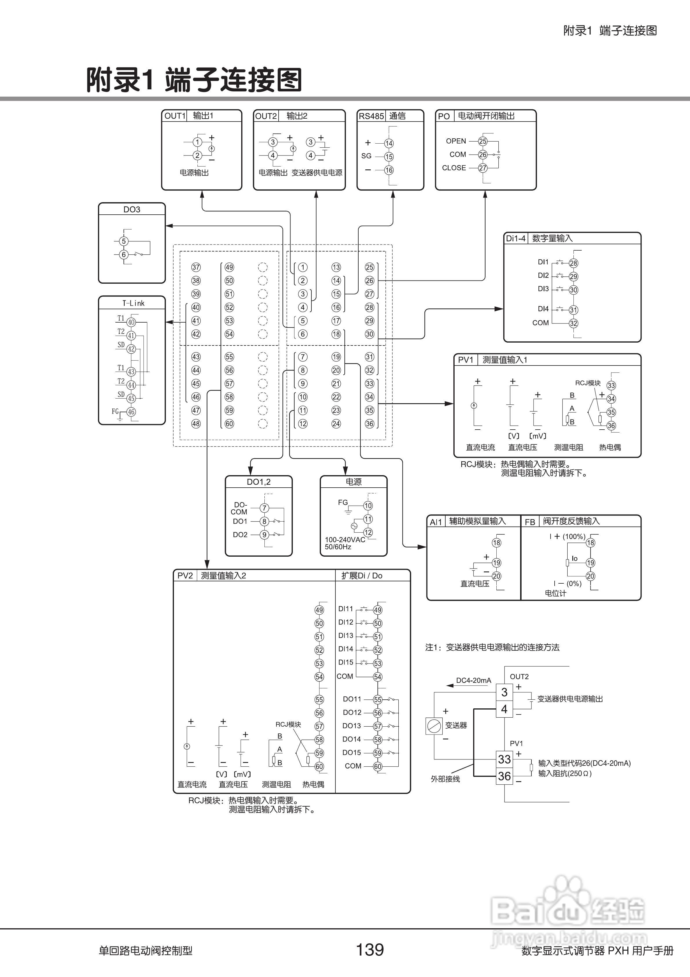 富士PXH电动阀控制型数字显示式调节器操作手册:[14]
