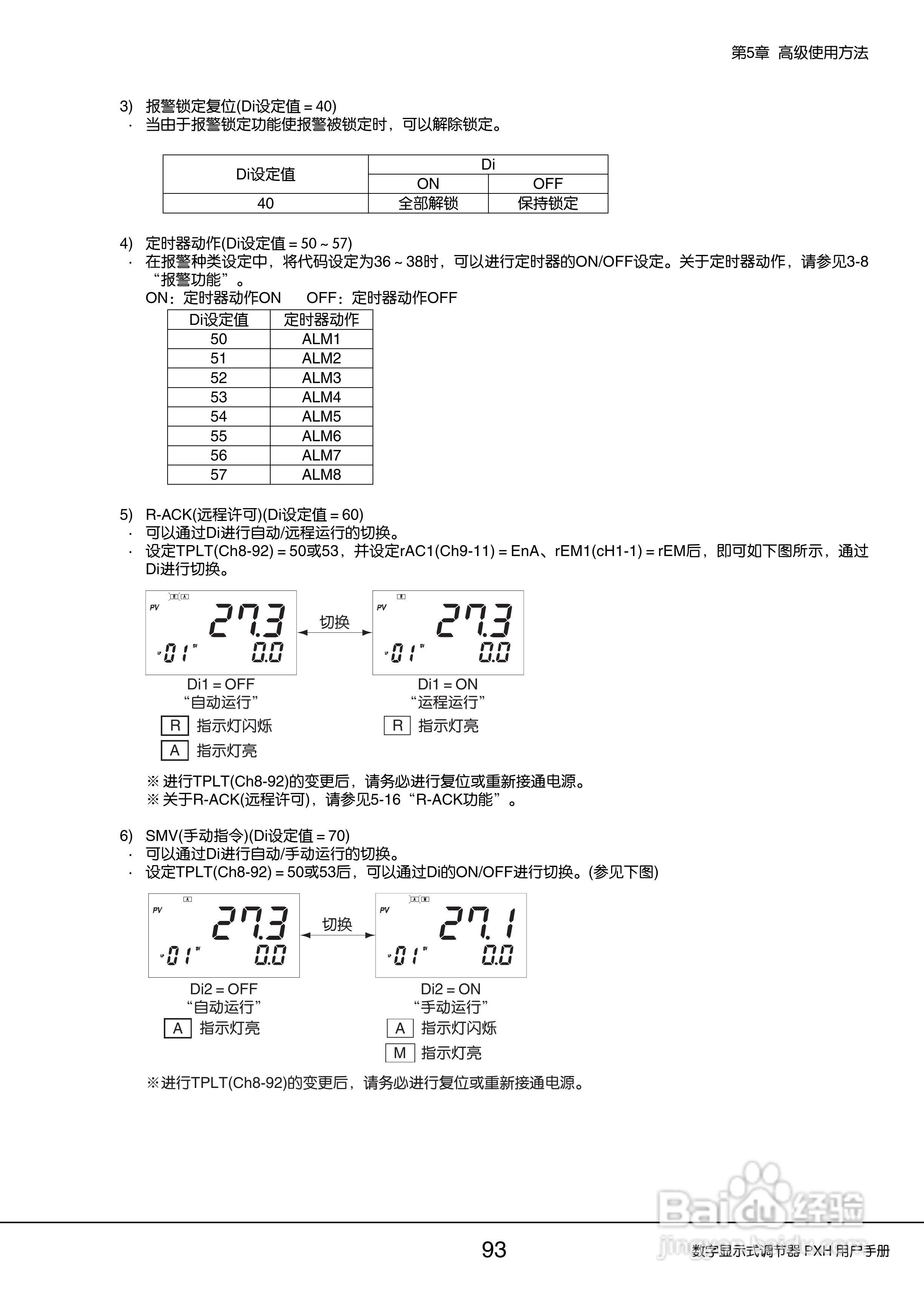 富士PXH加热/制冷控制型数字显示式调节器操作手册:[10]
