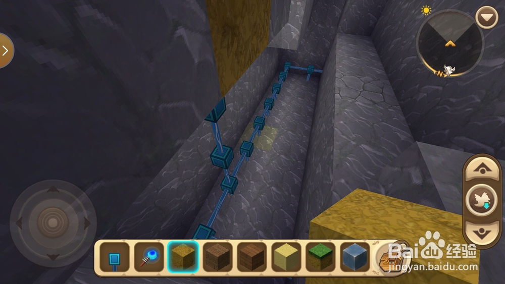 迷你世界中怎么隐藏地心传送门？