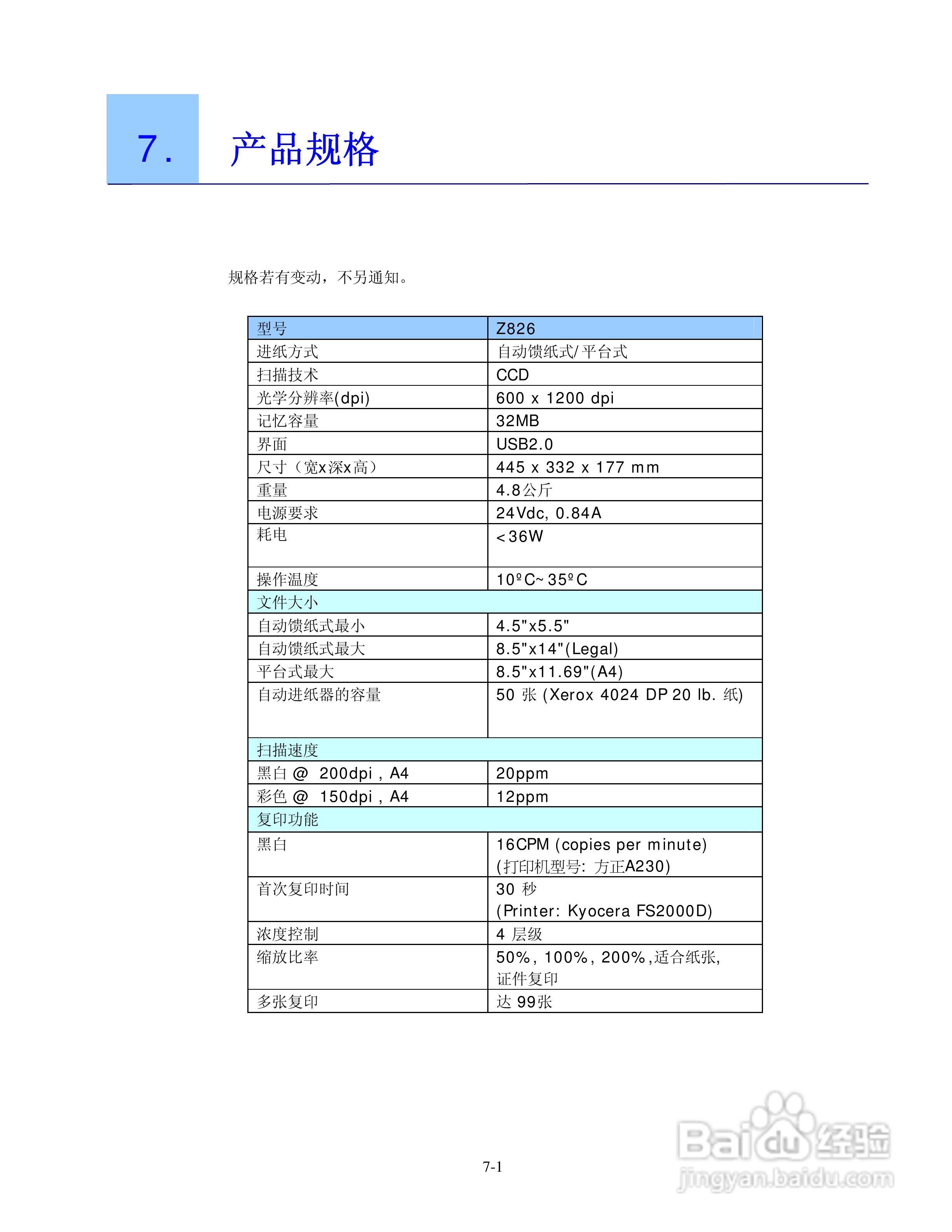 Z816/Z826多功能扫描仪使用手册:[5]