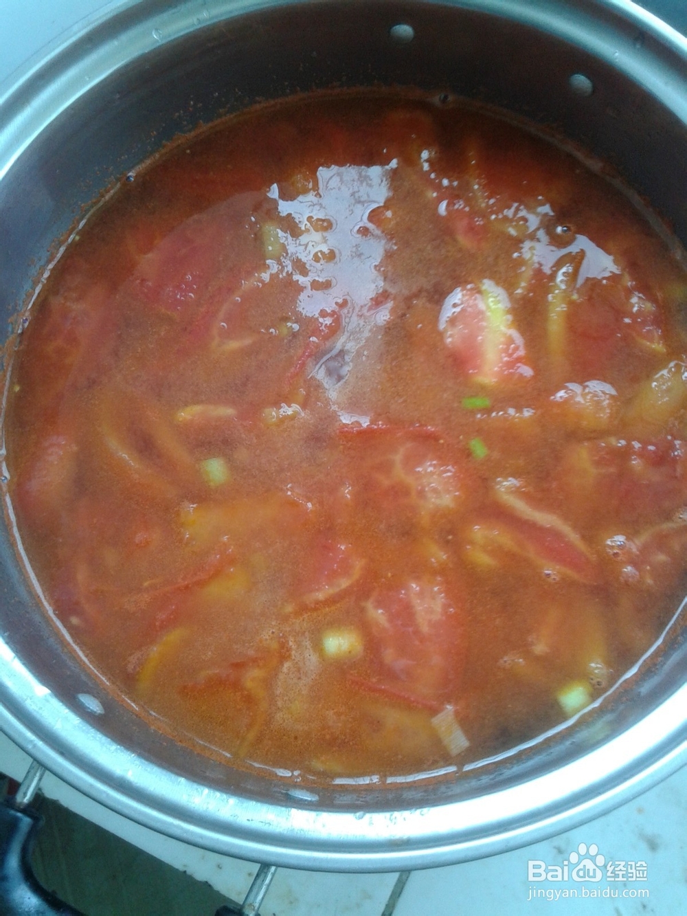 美味的西红柿鸡蛋面制作