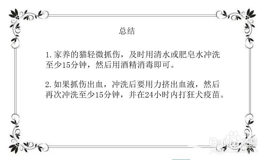 被猫抓伤怎么办