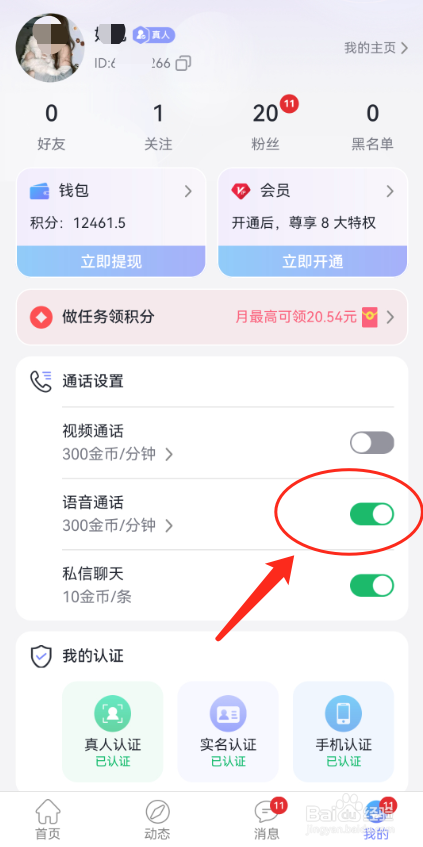 觅伊怎么开启语音聊天价格收费？