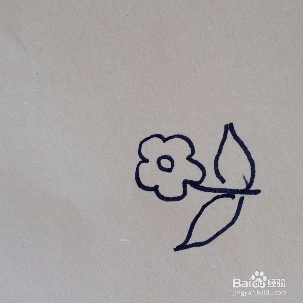 小小蘑菇房子简笔画画法