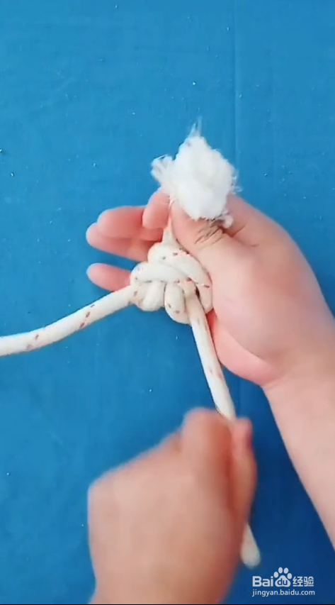 怎么修复破口的绳子?