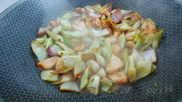 豉油滑鸡烧芸豆