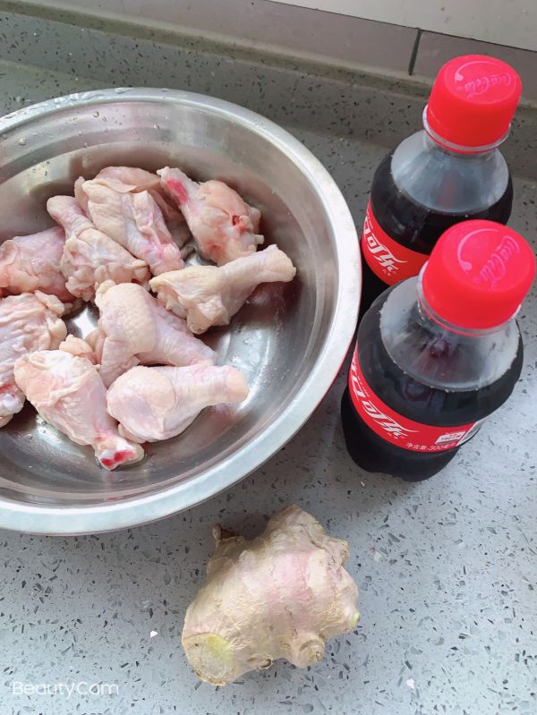 姜丝可乐鸡翅根