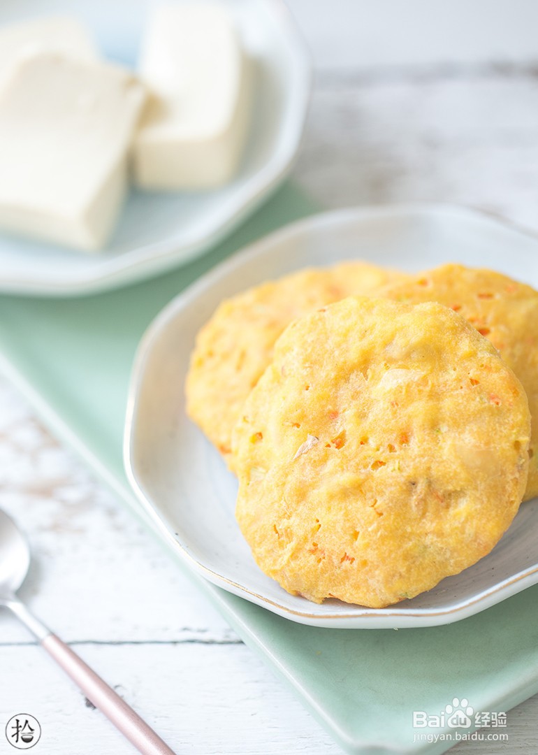 鸡肉虾皮蔬菜饼