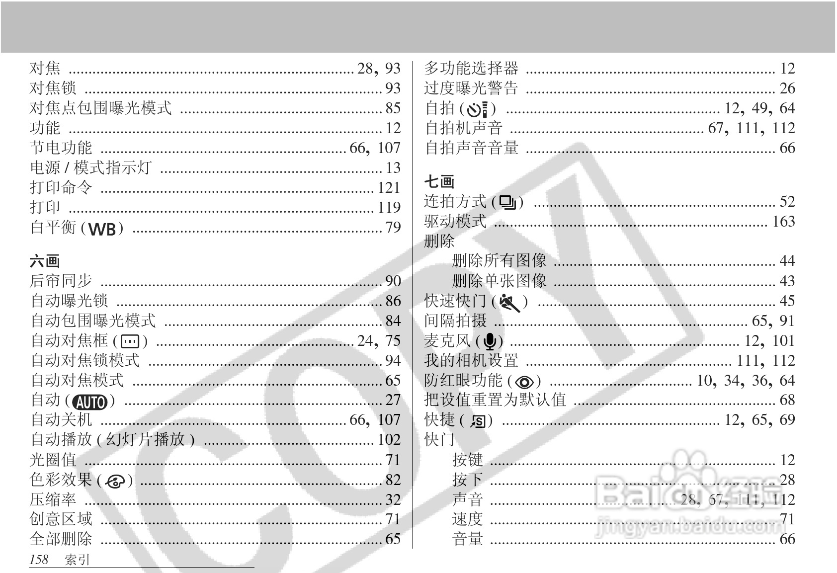 佳能PowerShot S1 IS数码相机使用说明书:[16]