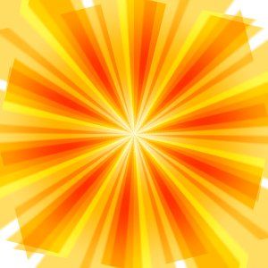 怎样使用极坐标制作漂亮放射背景