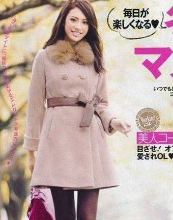 日系风格OL系女装外套新品冬装外套抢先看