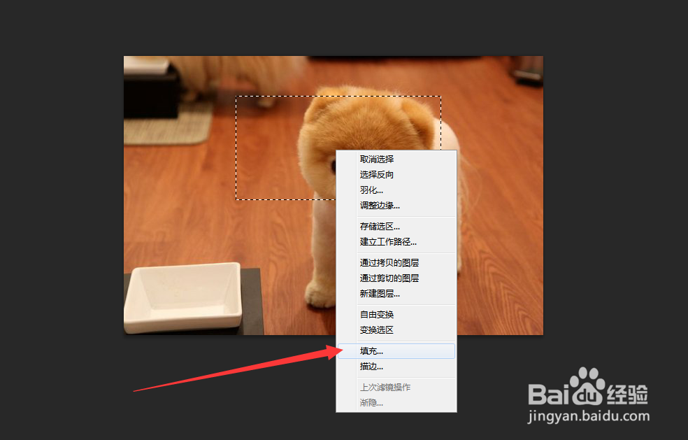 ps填充背景色怎么弄?