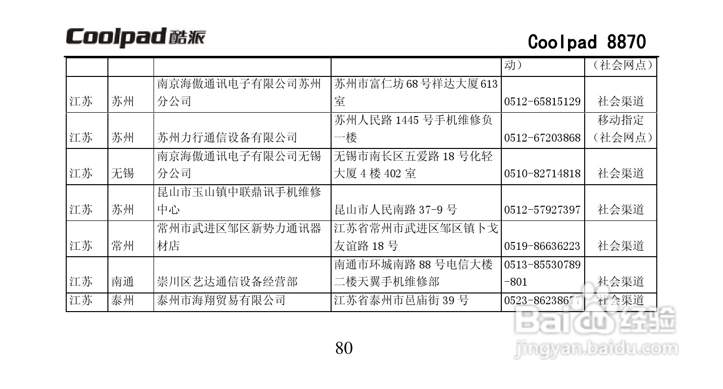 酷派Coolpad 8870手机说明书:[10]