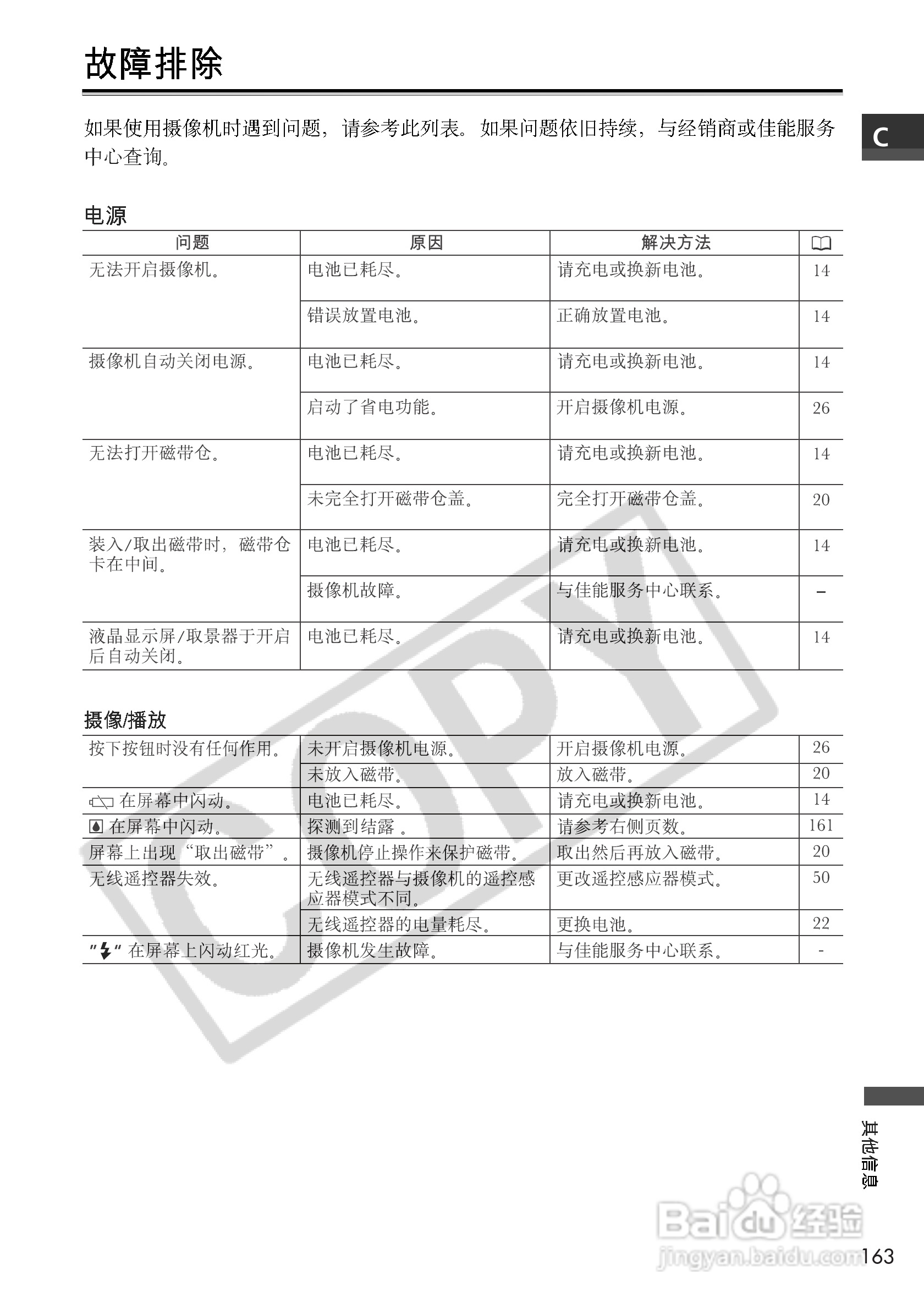 佳能MVX3i数码摄像机使用说明书:[17]
