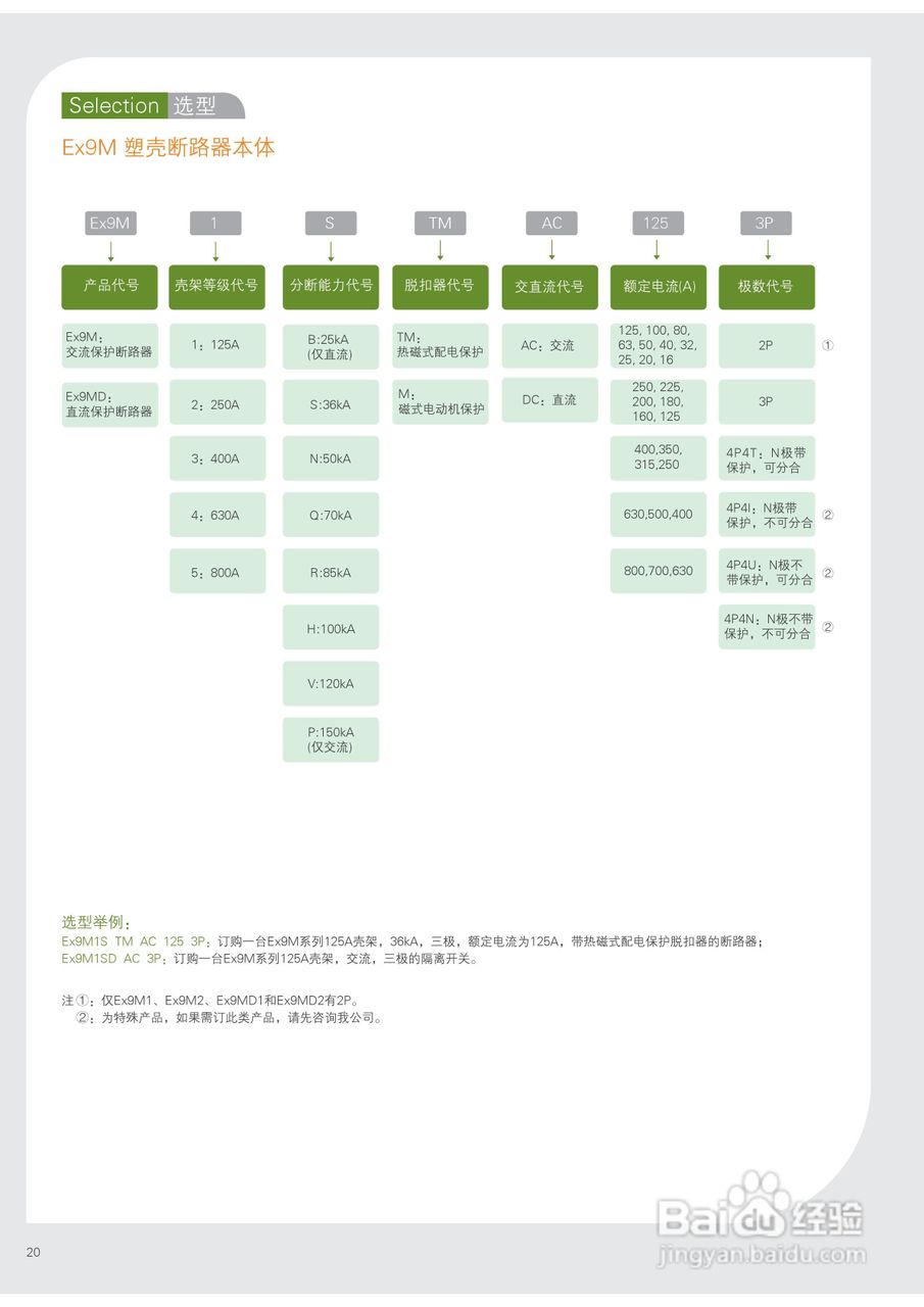 诺雅克Ex9ML3塑壳断路器使用说明书:[3]