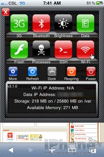 让iPhone也支持Flash－安装Frash 0.02版本